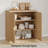31.5" Wargo With Storage,Set Of 2,Wooden Buffet Cabinet With 2 Buffer Doors And 3 Adjustable Shelves,Suitable For Dining Room,Kitchen,Living Room-653296996-653699776
