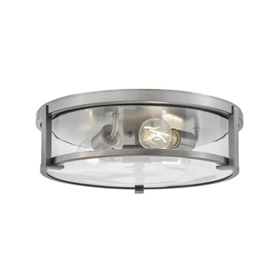 Glass Flush Mount -  Hinkley, 3243AN-CL