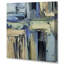 « blue abstract », reproduction d’art sur toile tendue-367408605