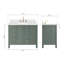 Ensemble de meuble-lavabo simple 49 po Amariani-467525025-453619715