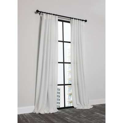 Semi Sheer Curtain Single Panel