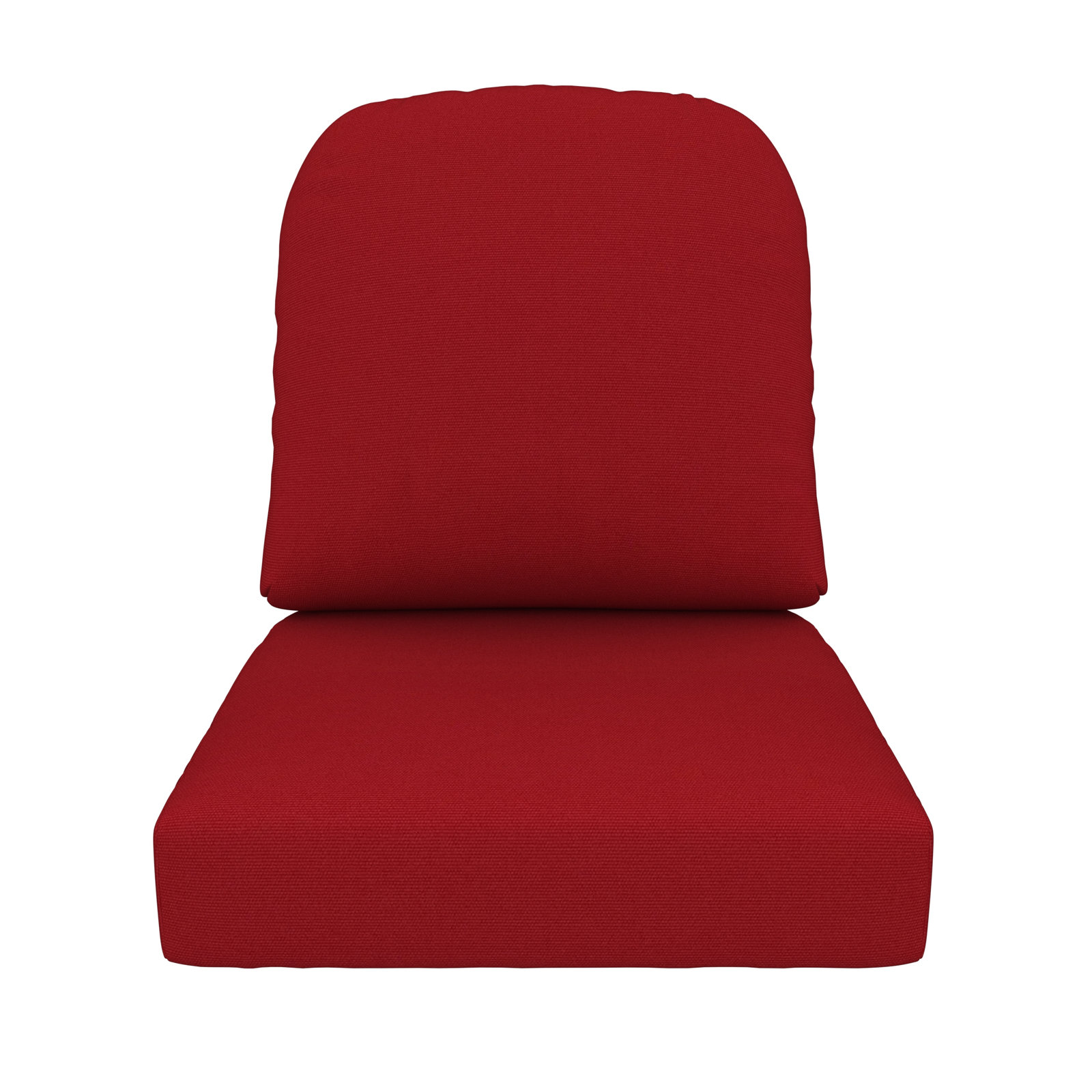 Amala 22" Sunbrella® Seat and Back Cushion, Canvas Jockey Red Sunbrella® Canvas