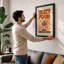 Tasty Food Diner Retro - Framed Print-886882769-886882775