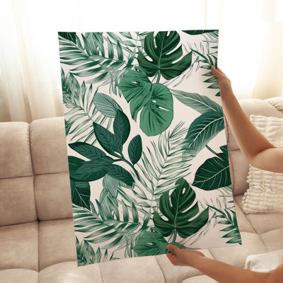 «Botanical Tropical Leaves VII», reproduction d'art sans cadre
