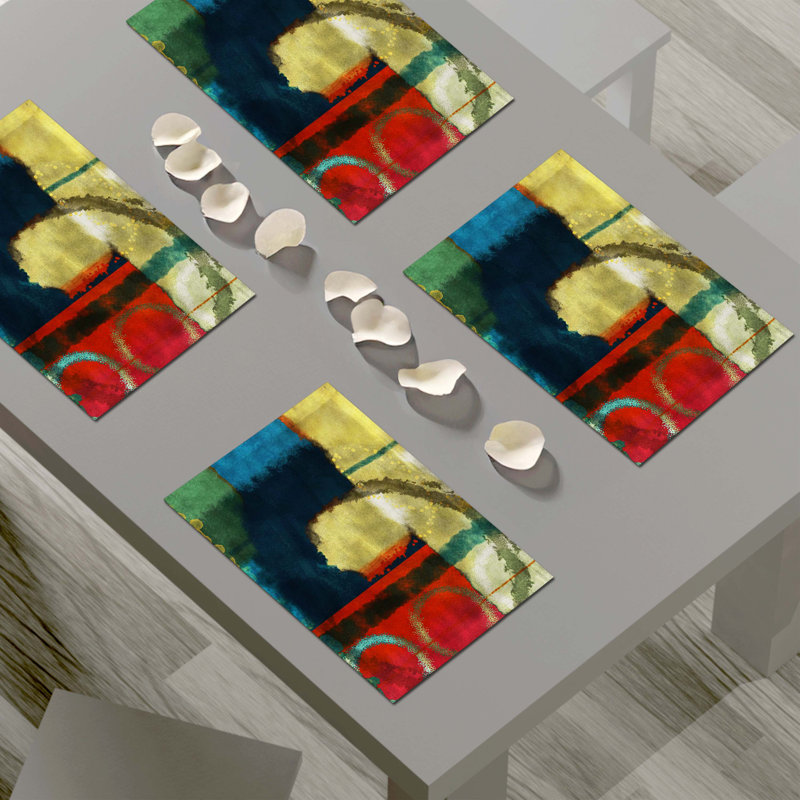 Napperon abstrait en polyester
