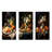 French Winte Gastronomic Palette - Wine Metal Art Print Set Of 3-1958937472