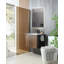 Ensemble de meuble-lavabo mural flottant avec porte-serviettes-884150744