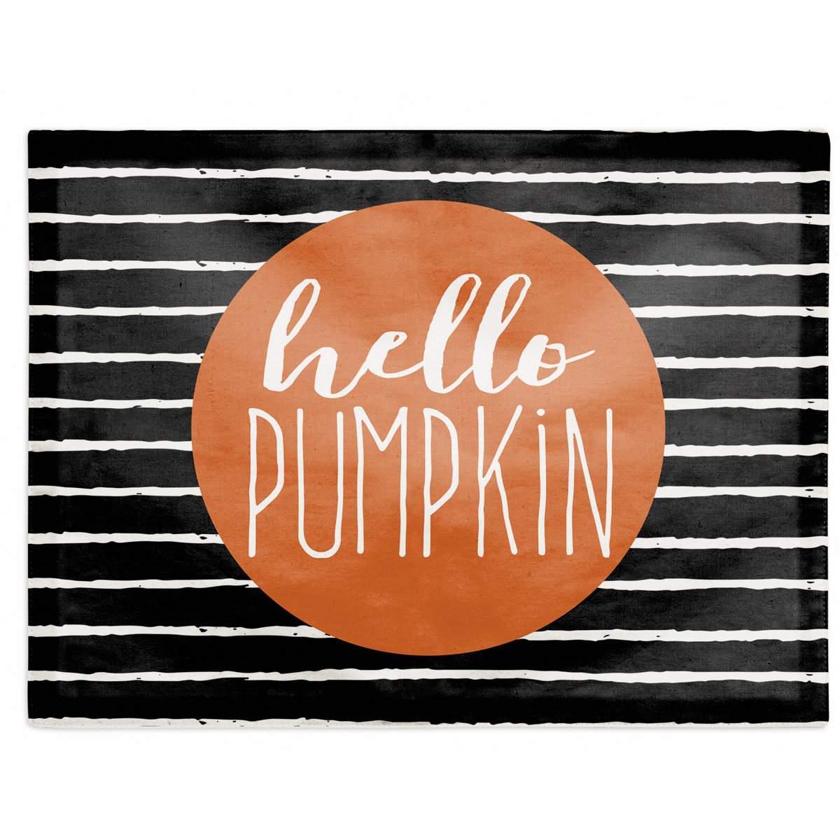 Gracie Oaks Emilia Hello Pumpkin 14.5" Placemat | Wayfair