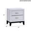 Table de chevet simple avec 2 tiroirs de rangement-243851597