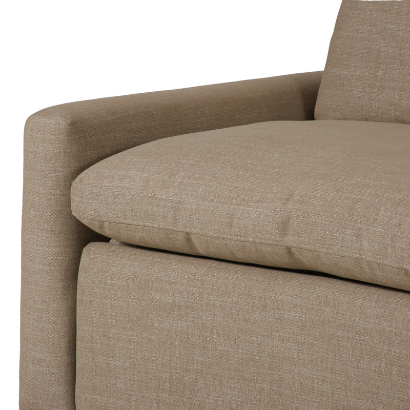 Tillery 111" Upholstered Power Reclining Sofa, Nomad Taupe Crypton Performance Weave