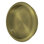 Deltana FP221RU5 Flush Pull; Round; 2-1/8" Diameter; Antique Brass Finish