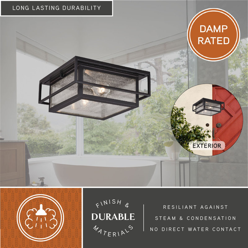 Stumbaugh Espresso Bronze 2 - Bulb Outdoor Flush Mount