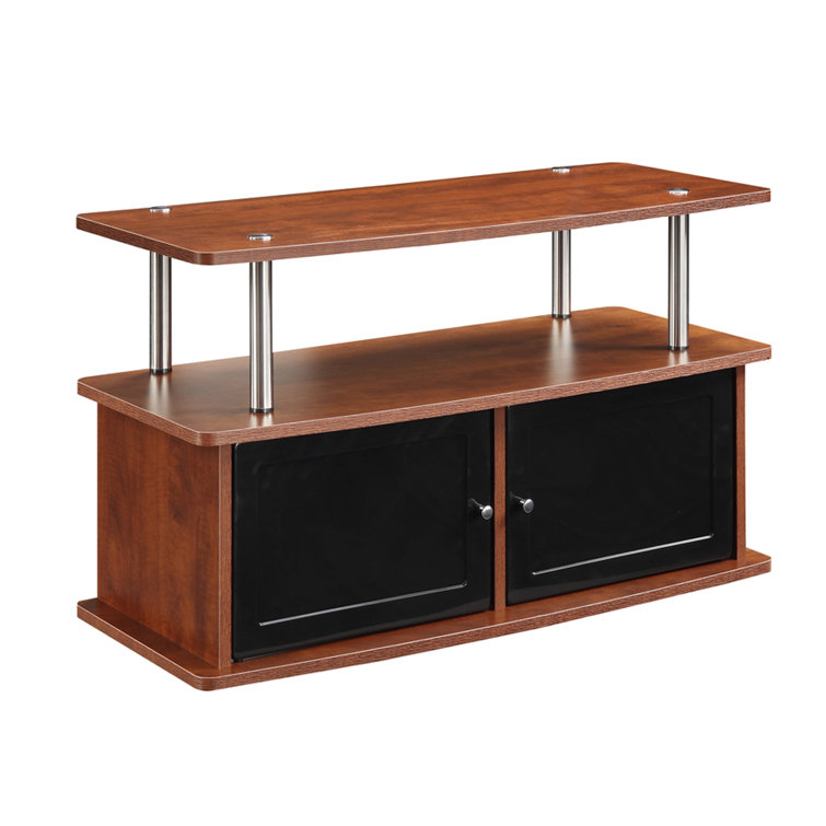 Edwin Chenda Octagon Glass Top Coffee Table With Geometric Base
