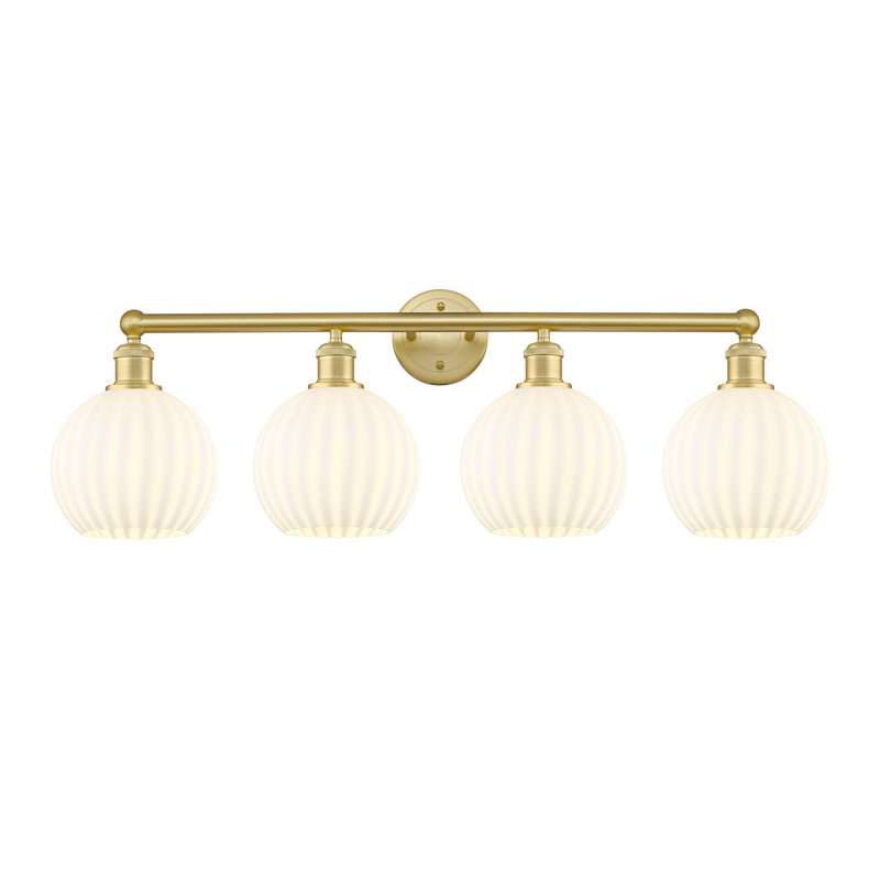 Beronica 4 - Light Dimmable Vanity Light, Satin Gold