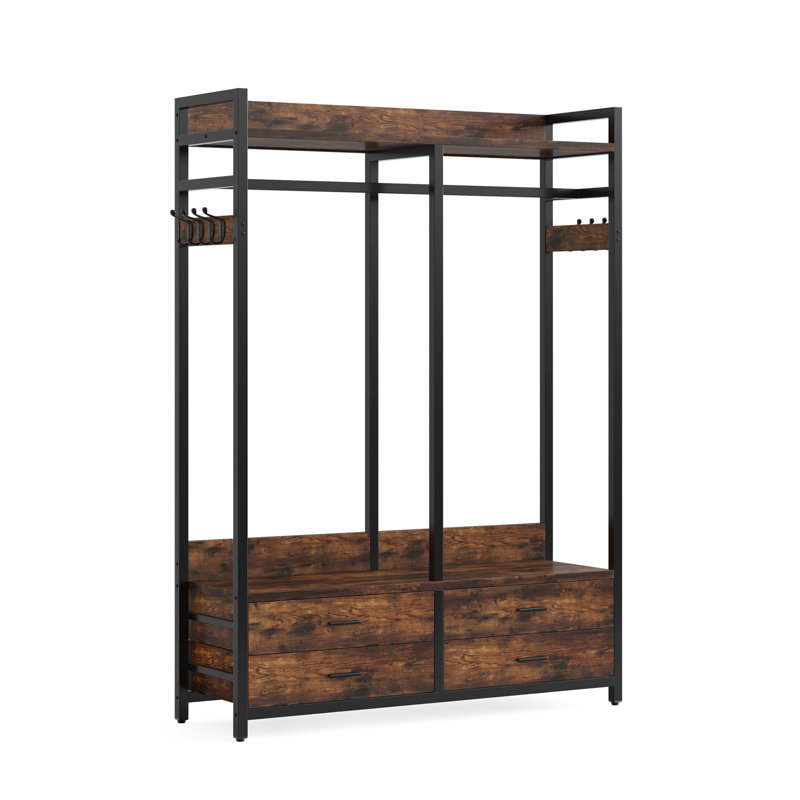47.2" Industrial Shoe Storage Rack