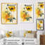 Illustration jaune rétro de fleur d'or jaune - boutons d'or-106094309-106094312