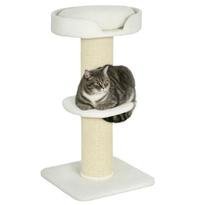 Arbre à chat avec coussin à griffer en sisal