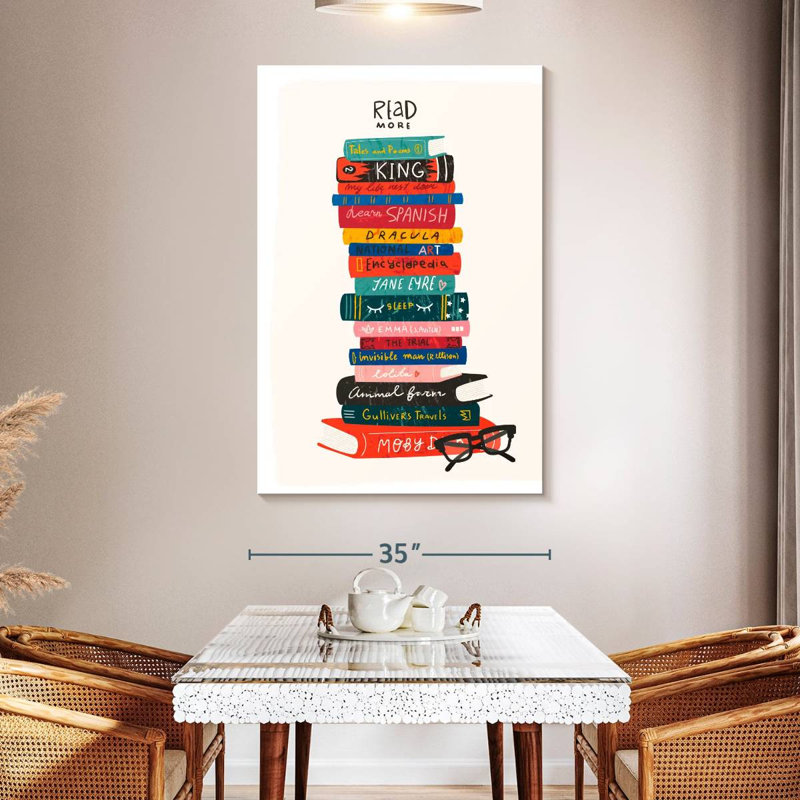 Keiraleigh Read More Book Stack, 51" H x 34" W