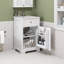 Meuble-lavabo moderne de 20 po avec lavabo en céramique-1334735990