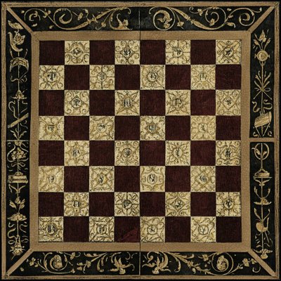 " Small Antique Gameboard I (P) " by Vision Studio