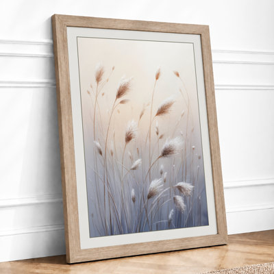 Dried Grasses Botanical - Framed Print