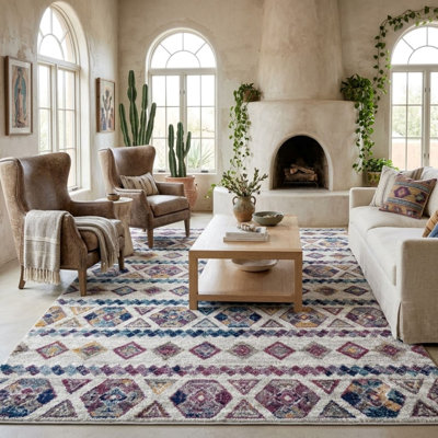 Tapis à motif géométrique Honig Southwestern Boho