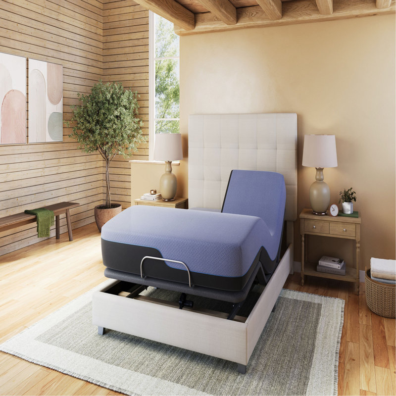 Matelas pour matelas en mousse viscoélastique rafraîchissant hybride Ref Top 12 po Refroid, Grand lit
