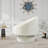 Velvet Swivel Barrel Chair-836430422