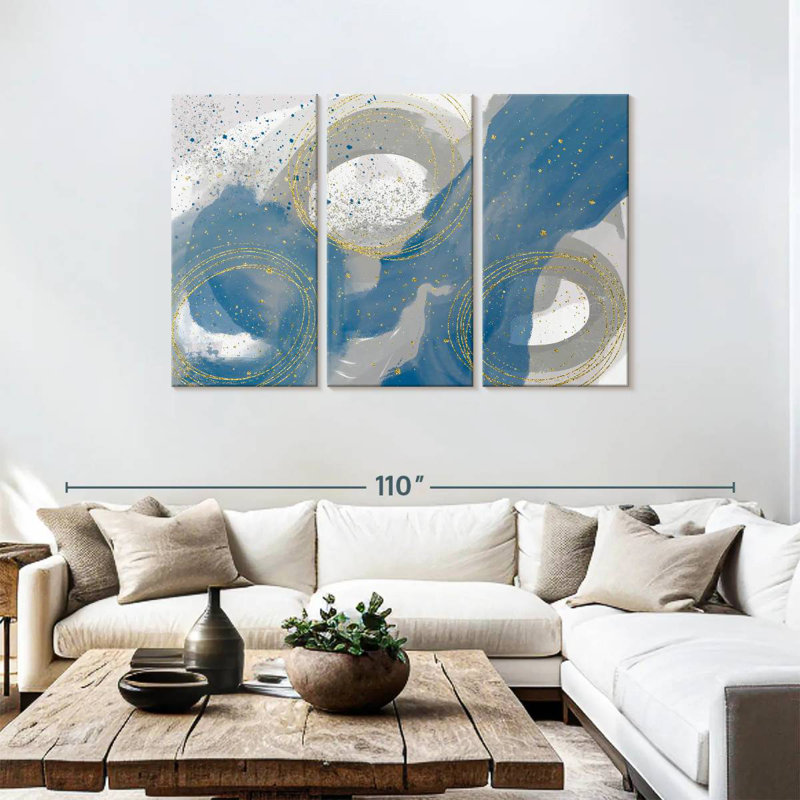 Avery Wispy Colors And Swirls, 48" H x 74" W