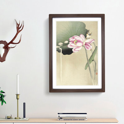 Songbird & Lotus by Ohara Koson - Picture Frame Painting Print