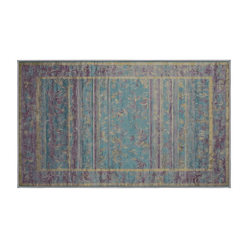 Tapis gris lavable à la machine, Tapis de couloir 2 pi x 4 pi