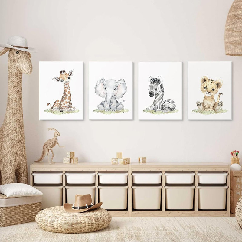 4 Piece Wrapped Canvas Print