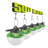 POWERSMITH 50 ft. Construction String Lights 7500 Lumen 60W Integrated Weatherproof