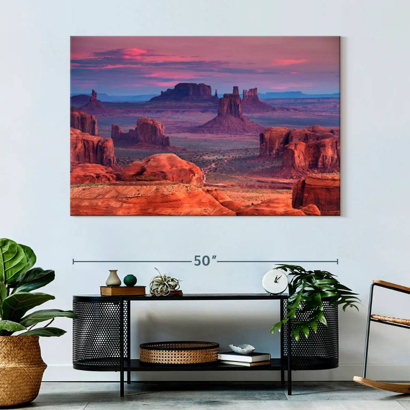 Hannes Monument Valley, paysage désertique, H 34 po x l 51 po