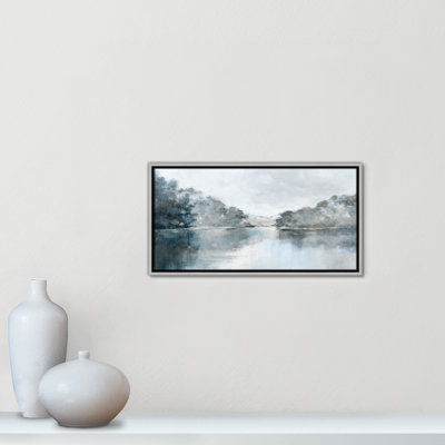 Whispers of the Blue Lake - Version panoramique, impression par Luna Mavis