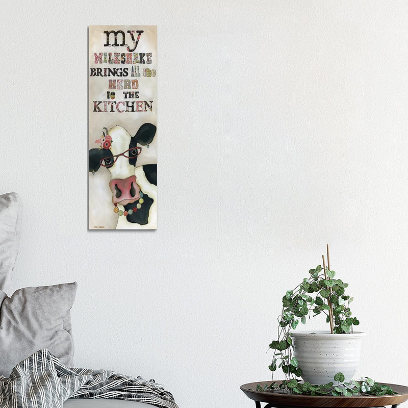 My Milkshakes by Jamie Morath - Wrapped Canvas Panoramic Print, 30.48 cm H x 91.44 cm W x 1.91 cm D