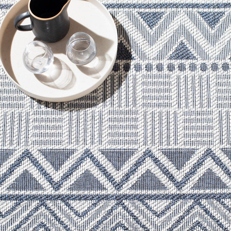 Carey Performance Machine Washable Southwestern Indoor/Outdoor Area Rug, Runner 2' x 10'
