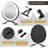 Jackalynn Round Freestanding Mirror-1002940381