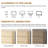 6 Drawer Dresser For Bedroom, 53" Wide Wood Dresser & Chests Of Drawer With Hidden Handles& Curved Profile Design, Wooden Dresser TV Stand For Bedroom, In-Wall Closets., Living Room, Hallway-2104082236