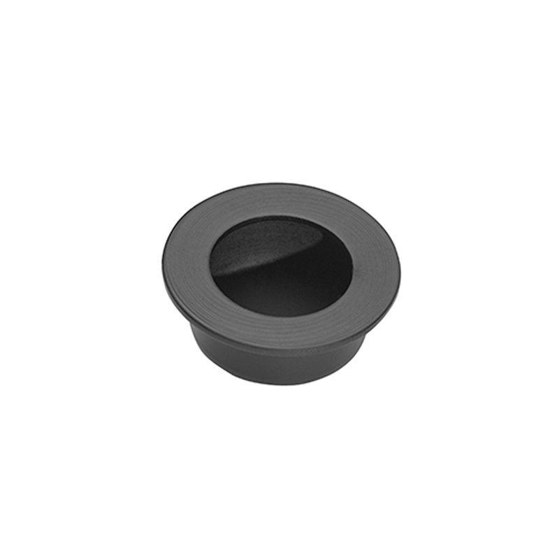 Pisces Pocket Door Finger Pull, Black