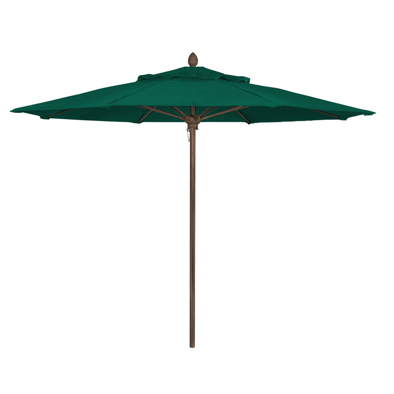 Parasol de marché 8 pi Prestige, Velours vert forêt, Terra