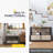 wooden frame Dog Crate with 3 Doors