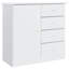 Defranco 77cm Solid Wood Sideboard-357283465