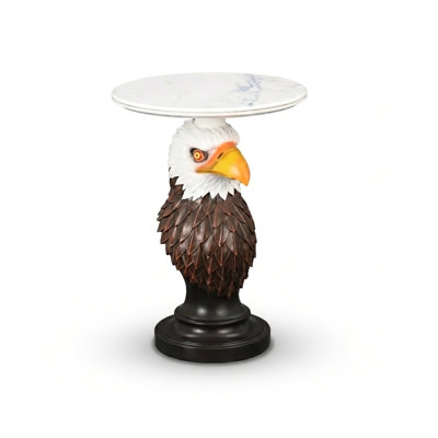 Eagle Head Accent Table - Animal Statue - Modern