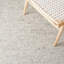 Tapis ivoire / gris en laine tissé à plat à la main Gramer-115499457