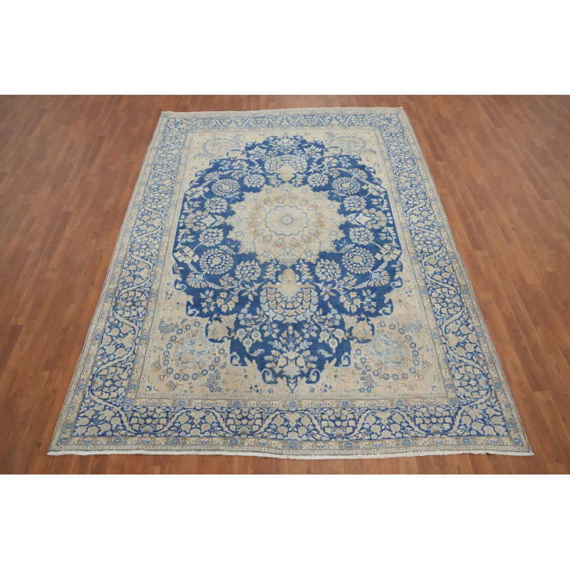 Tapis bleu 7 x 10