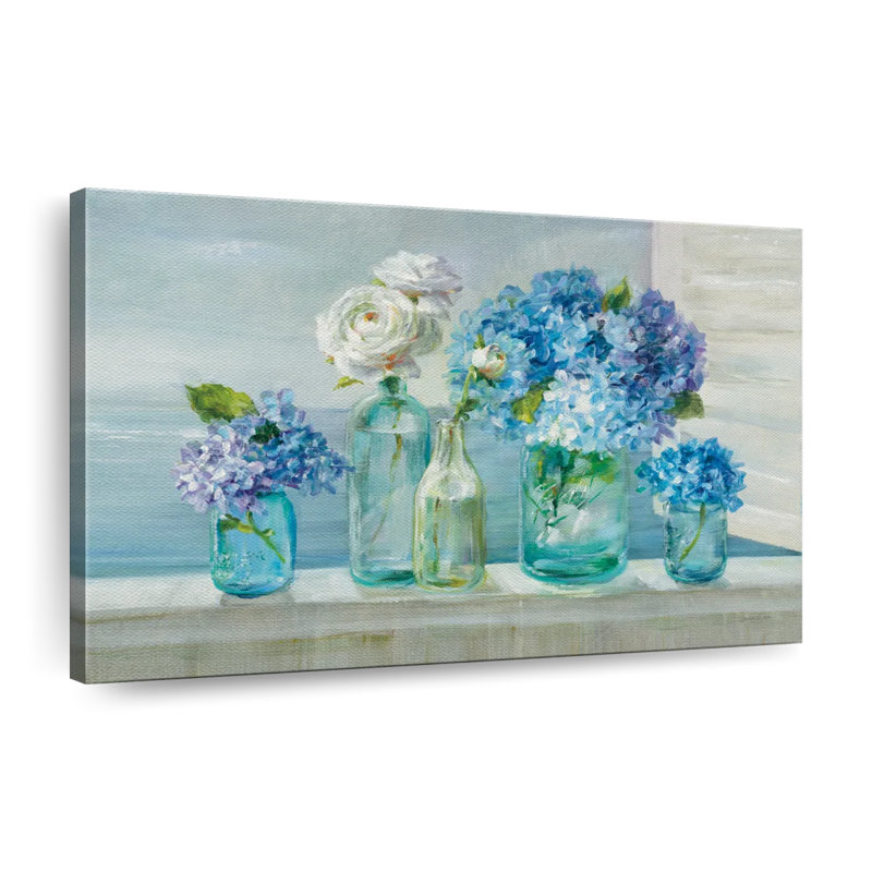 «A Beautiful Day at the Beach», reproduction sur toile tendue, H 8 po x l 12 po x P 1 po