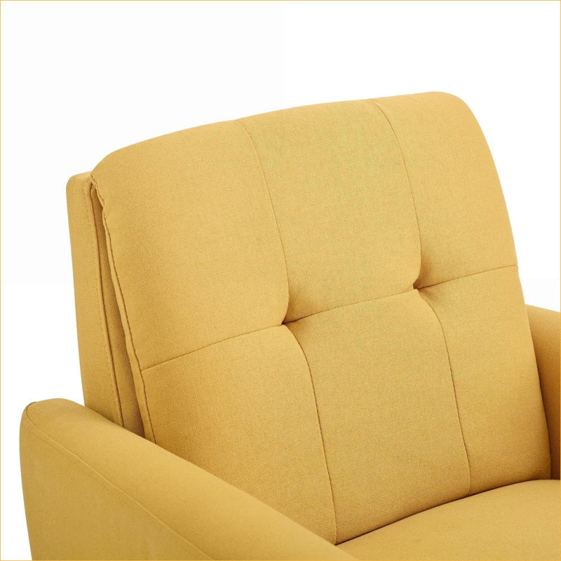 Fauteuil d'appoint capitonné et capitonné | Fauteuil confortable pour adultes, décoration de chambre à coucher de salon