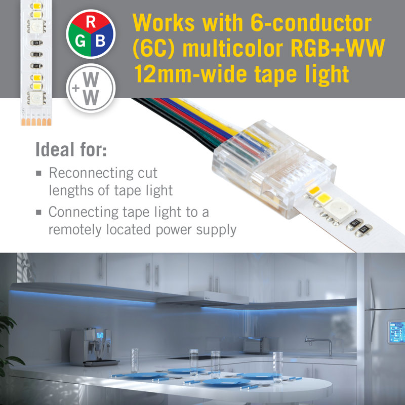 Ruban lumineux à ruban 6 fils SureLock Pro