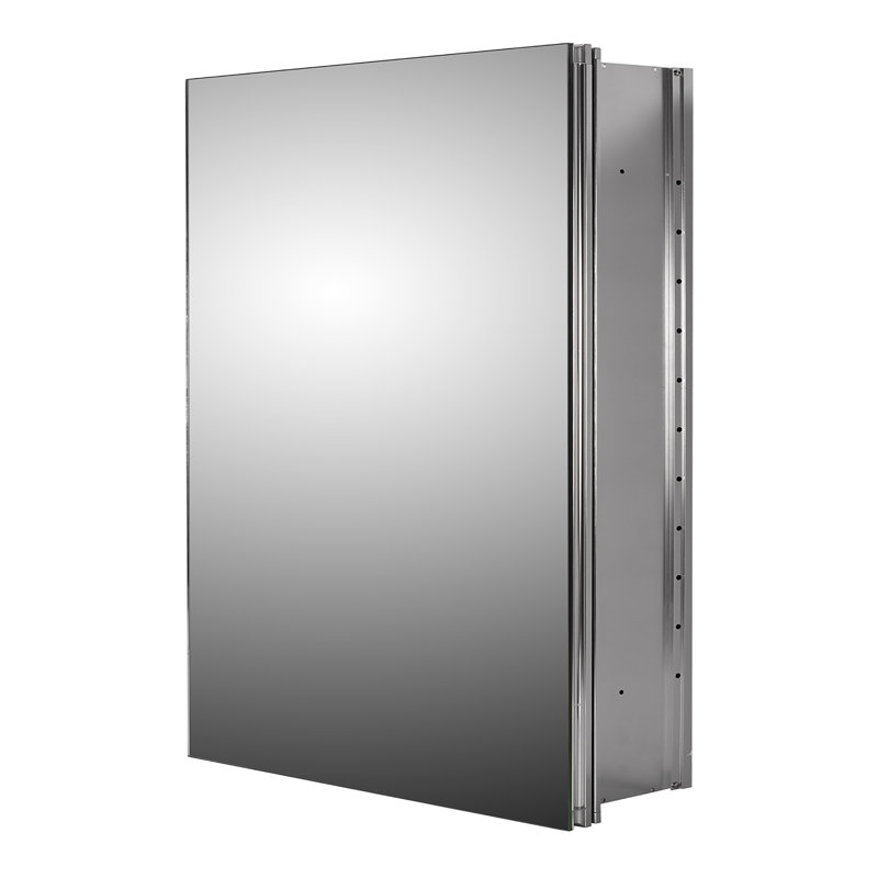 Rudy Premier Recessed or Surface Mounted Medicine Cabinet, 24" x 30", Polished Edge Mirror